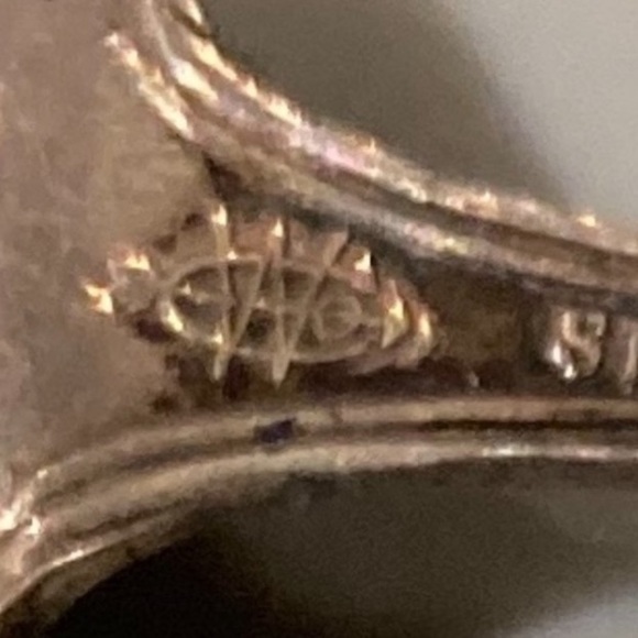 ANTIQUE WEBSTER STERLING SILVER SALT CELLARS SET Salt Server Keeper Pig Box - Picture 8 of 8